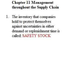 ch 11 management final exam